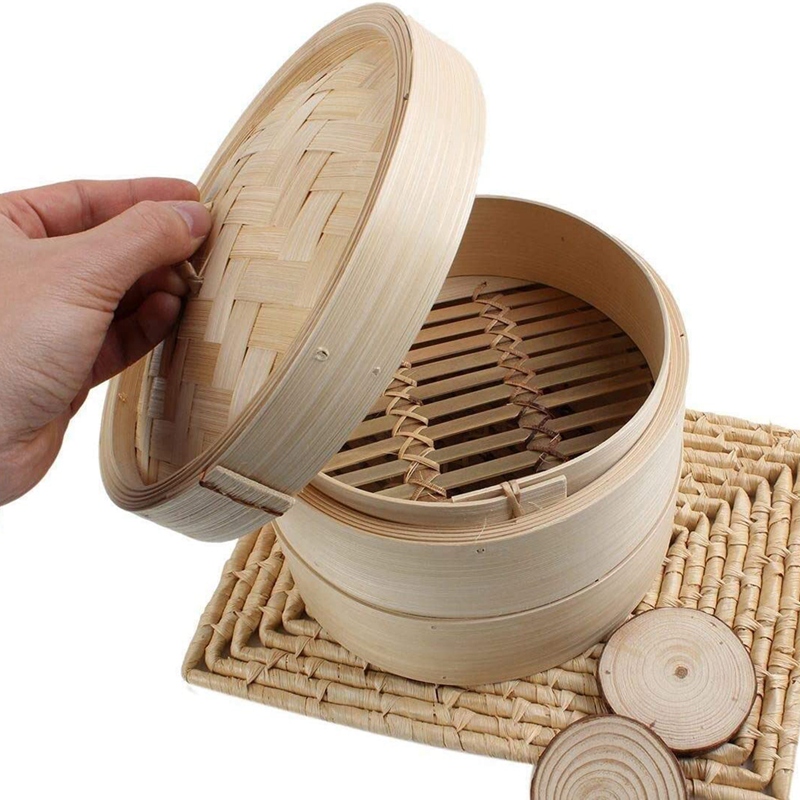 Vaporizador de bambu de 2 cama - Steamer Bamboo Set avaliação e preço