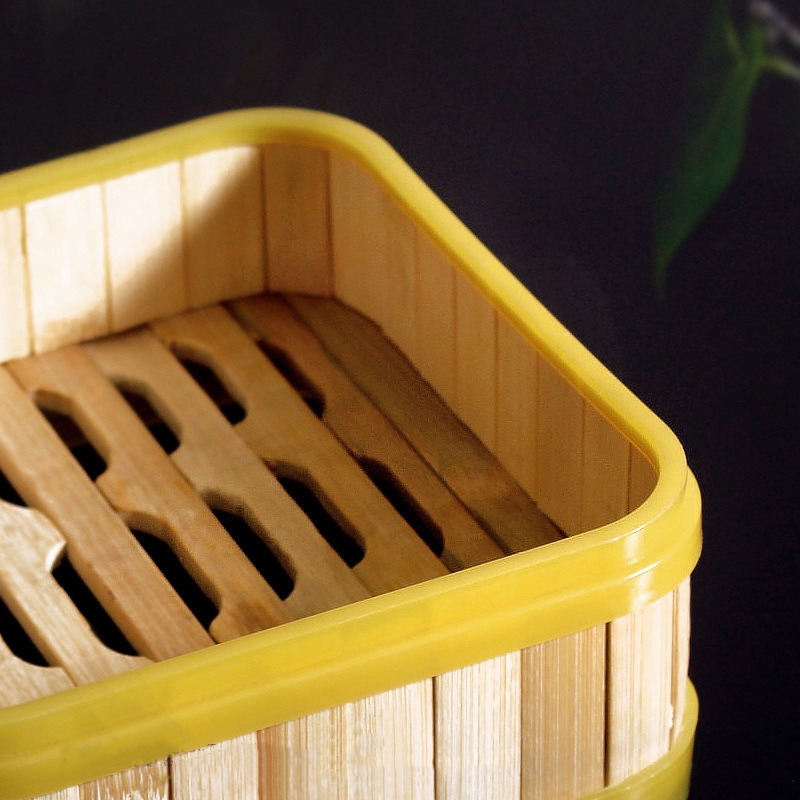 Cesta quadrada de bambu para c - Steamer Bamboo Set avaliação e preço