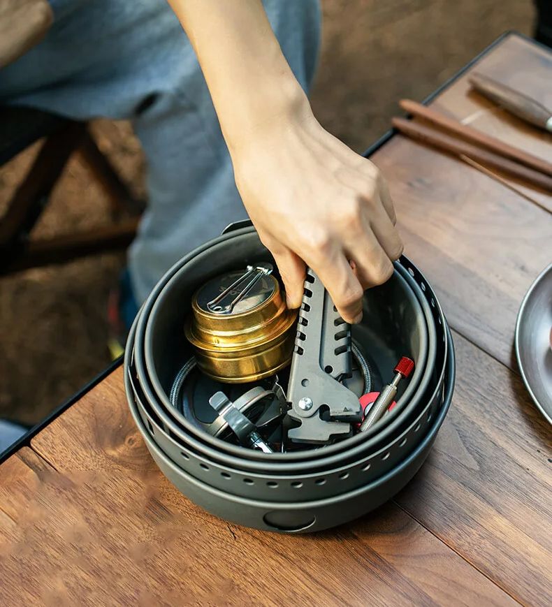 Fogão a gás de acampamento fog - Home Cooking Gas Stove avaliação e preço