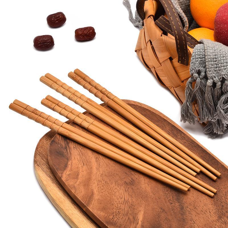 Par de Hashis de Bambu Natural - Home Cooking Asian avaliação e preço